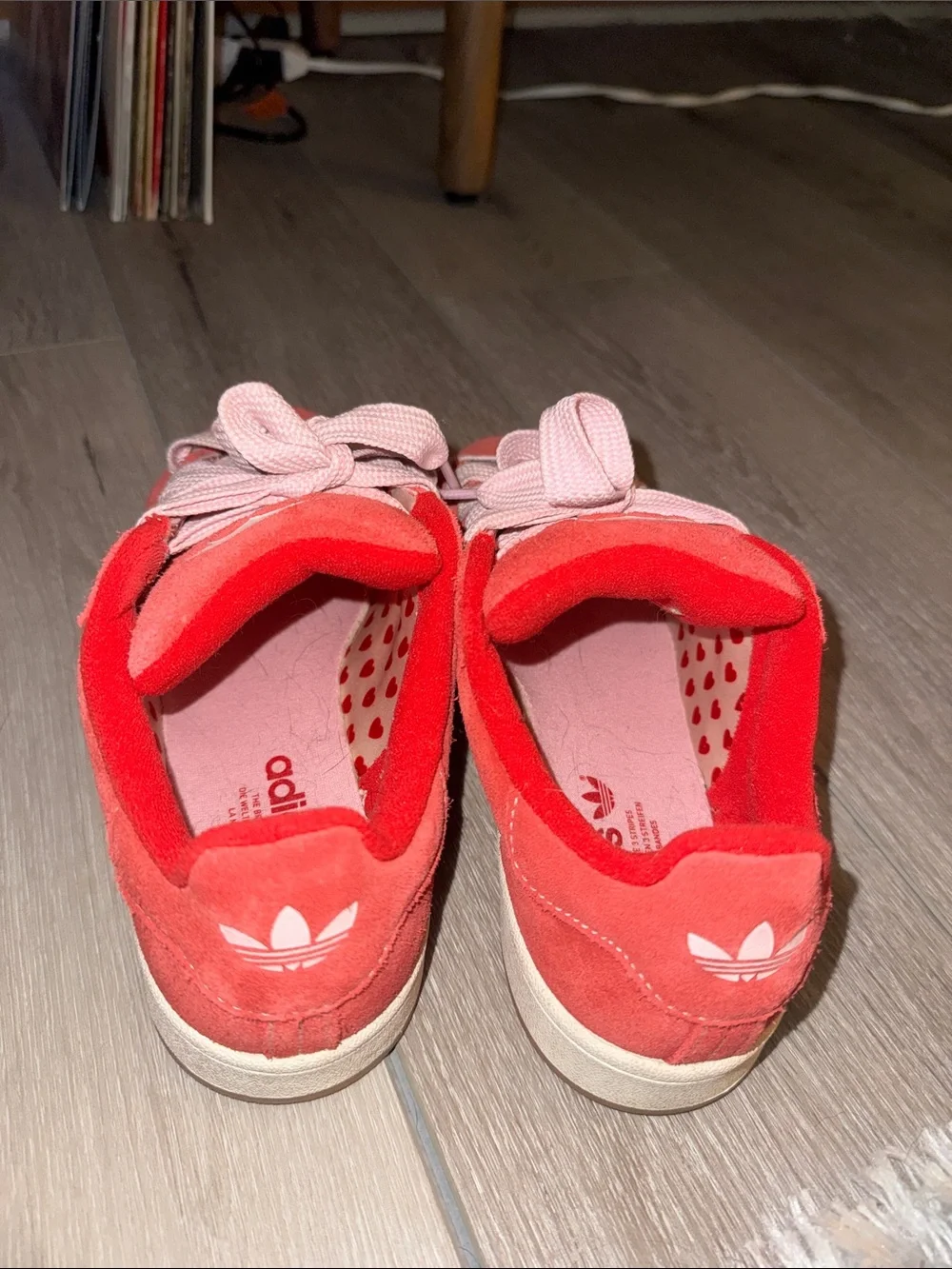 adidas campus women’s Pink and Red Sneakers